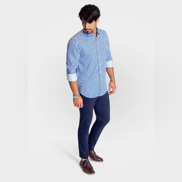 BUKI • The Go Big Stripe Long Sleeve Tech Shirt - Picture 6 of 9